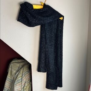 Elegant Black Sparkle Wrap Shawl